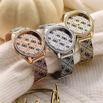 Orë dore GUESS Claudia W1279L1