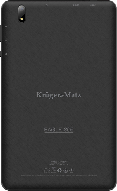 Таблет Kruger&Matz Eagle 806, 8", 32GB 3GB RAM 4G, црн