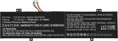 Bateri laptopi CoreParts MBXAS-BA0267, zëvendsuese, e zezë