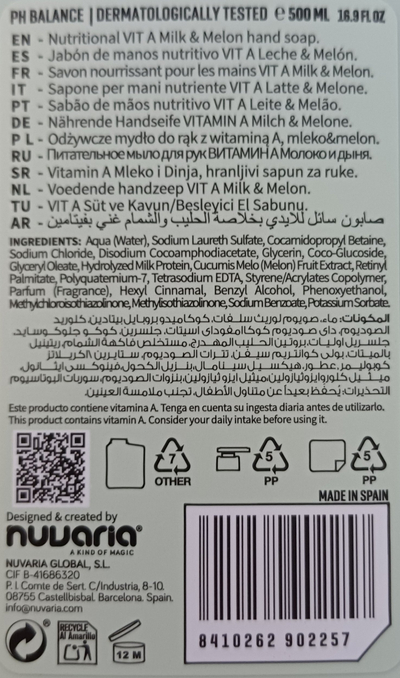 Xhel dushi Dicora Urban Fit Vitamin and Milk and Melon, 500ml