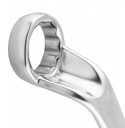 Çelës unazor dyanshëm JCB, 24x27 mm, i këndëzuar 75°, çelik Cr V