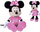 Lodër pelushi Disney Minnie Mouse Mascot 43cm, rozë
