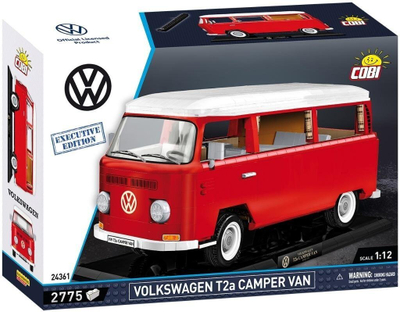 Set ndërtimi COBI Volkswagen Transporter T2a Executive Edition, 2775 copa, shkallë 1:12, shumëngjyrësh