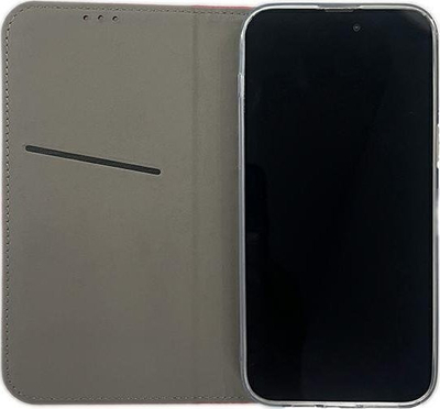 Këllëf libri Magnet Wallet për Motorola Moto G82 5G, me stand, i kuq