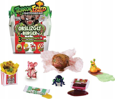 Set lodër COBI Terror Fried Fastfood, figurë surprizë, për kalamaj