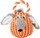 Lodër për qen Dog Toy Barbara, pelush me litar, 25 cm, portokalli