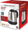 Ibrik elektrik Esperanza Spring, 1L, 1350W, inox argjendtë