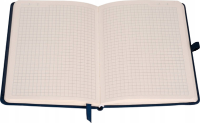 Bllok shënimesh Antra Notes Memofix B6 Grid, kopertinë lëkurë ekologjike, faqe me katrorë