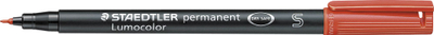 Stilolaps Staedtler Lumocolor S, 0,4 mm, i kuq