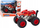 Makinë lodër off-road Lean Toys Alloy, rrota të mëdha gome, me fërkim, e kuqe