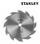 Teh rrethor Stanley TCT HM, 130mm, për dru, argjend