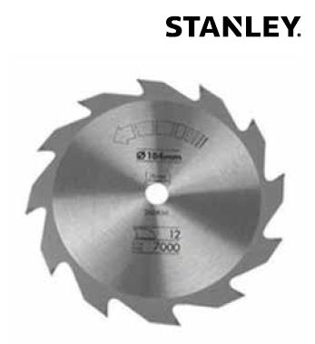 Teh rrethor Stanley TCT HM, 130mm, për dru, argjend