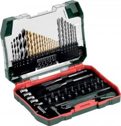 Сет битови Metabo 626707000, 55 парчиња, во кутија, многуобоен