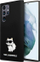 Mbrojtëse telefoni Karl Lagerfeld Choupette NFT, Samsung Galaxy S24 Ultra, silikon liquid, e zezë