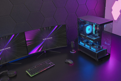Kullë PC Mars Gaming MCPRISMA, Mid Tower, ARGB, e zezë