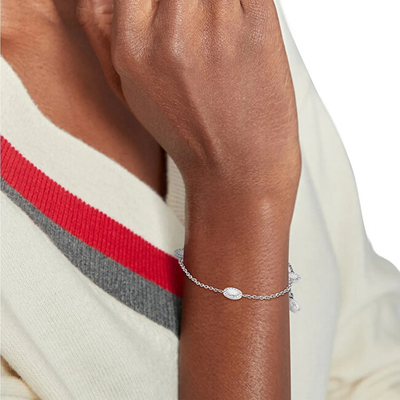Tommy Hilfiger Женска нараквица со кристали, 19 cm