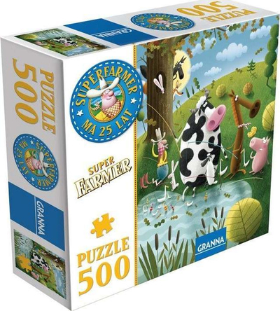 Puzzle Granna Superfarmer, 500 copë, shumëngjyrëshe