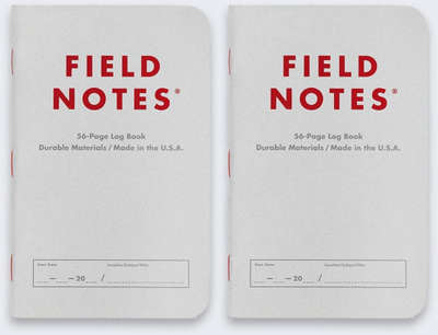 Fletore xhepi Field Notes Index Memo Books, 3.5" x 5.5", 56 faqe, paketë 2 copë