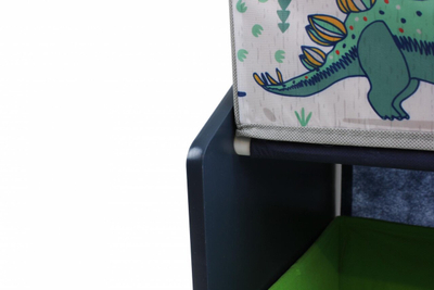 Dollap lodrash U-grow Dino, 63x30x60 cm, MDF, shumëngjyrësh