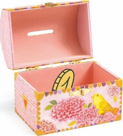 Kuti kursimi Birds Money Box, me zogj, shumëngjyrëshe