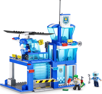 Set ndërtimi Zuru Max Police Station, 321 copa, 6+, shumëngjyrësh