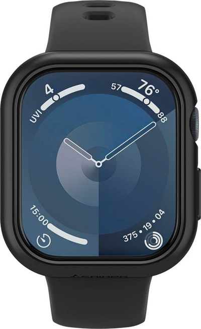 Mbrojtëse Spigen Thin Fit për Apple Watch 10 42mm, e zezë