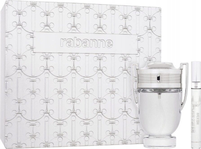 Set dhurate Rabanne Invictus, Eau de Toilette 100ml, Travel Spray 10ml, per burra