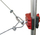 Kapëse me grep Piher Multiclamp, hapje 0–30 mm, metal, e kuqe