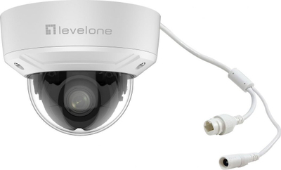 Kamerë sigurie LevelOne FCS-3461 Dome, 2MP, H.265, PoE, e bardhë