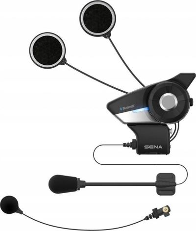 Kufje motoçiklete Sena 20S Evo Duo, Bluetooth, set për 2 veta, të zeza