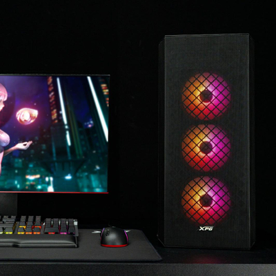 Kasë ADATA Defender, e zezë, Midi Tower