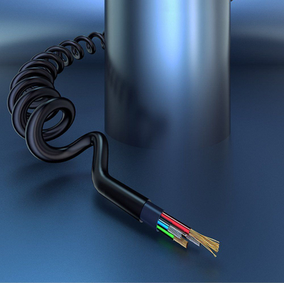 Кабел AUX Dudao Long Stretchable, 3.5mm, до 170cm, црн