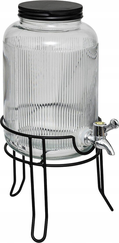 Set dispenser qelqi 4L me 4 gota, 45cl, transparent