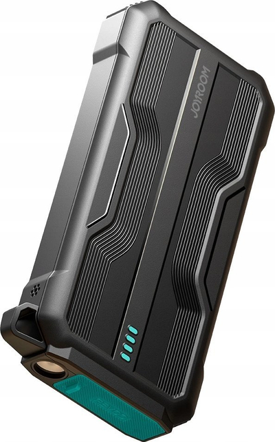 Powerbank Joyroom JR-L016, 10000mAh, me kabllo të futura brenda USB-C, micro USB edhe Lightning, i zi