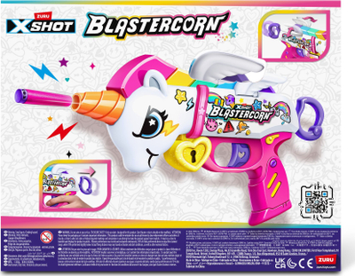 Lodër pistoletë Zuru X-Shot Blastercorn, 16 shigjeta shkumë, shumëngjyrëshe