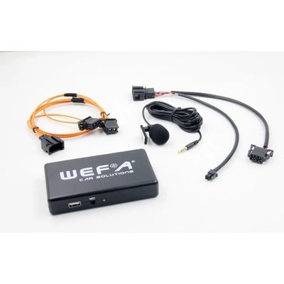 Adapter Bluetooth për makinë WEFA Car Solutions, Audi MMI 2G, USB dhe hands-free, i zi