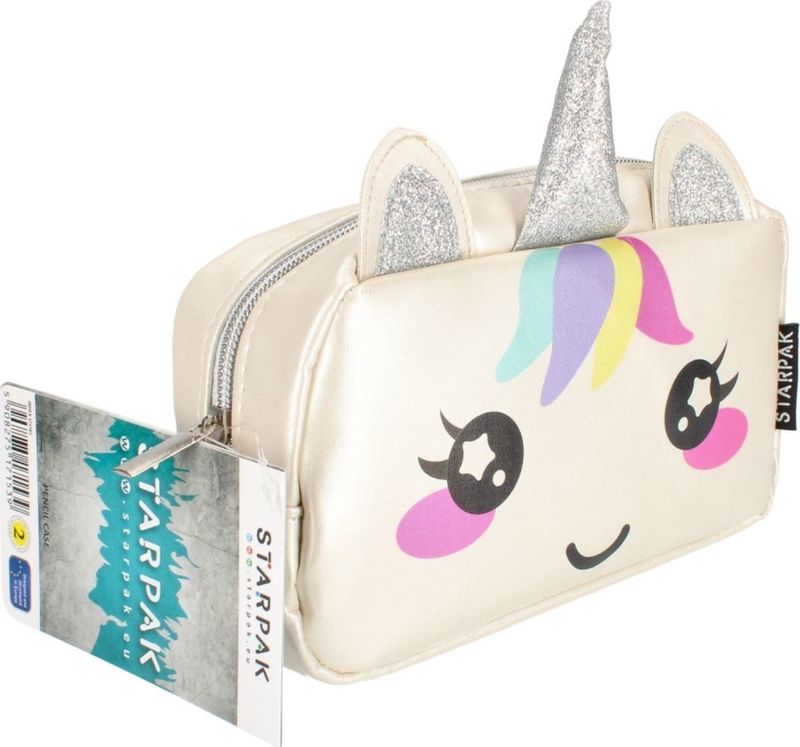 Penar TXM Starpak Pencil Case, tekstil, 21x14cm, shumëngjyrësh