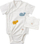 Set rrobash për bebe Fehn Baby Starter Set FehnNatur, pambuk organik 100%, bodi edhe kapuç, bezhë