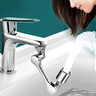 Zgjatues rubineti ROTARY Faucet Extension Aerator XL1063, rrotullim 1080°, trup metal, ngjyrë argjendi