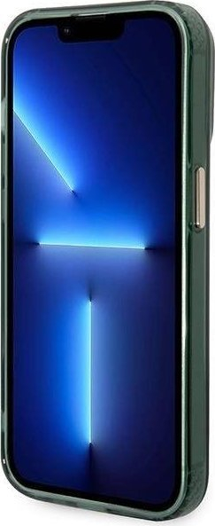 Mbulesë telefoni Guess GUHMP14XHTCMA për iPhone 14 Pro Max 6.7", e fortë, MagSafe, jeshile kaki