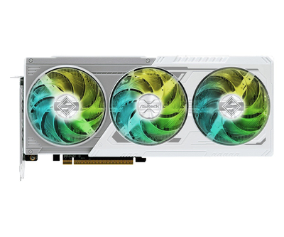 Kartë grafike ASRock Radeon RX 9060 XT Steel Legend OC, 16GB GDDR6, PCI Express, e bardhë