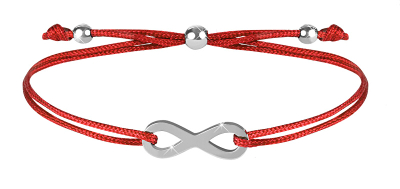 Byzylyk Troli Infinity, i kuq/argjendtë