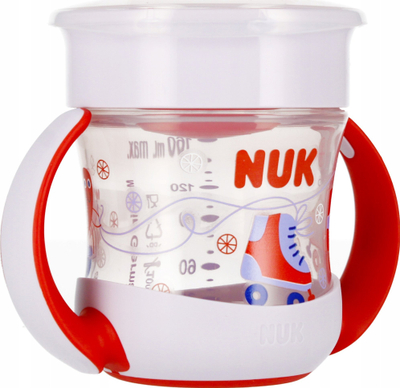 Gotë trajnimi NUK Mini Magic Cup 360 me doreza, 160ml, shumëngjyrëshe