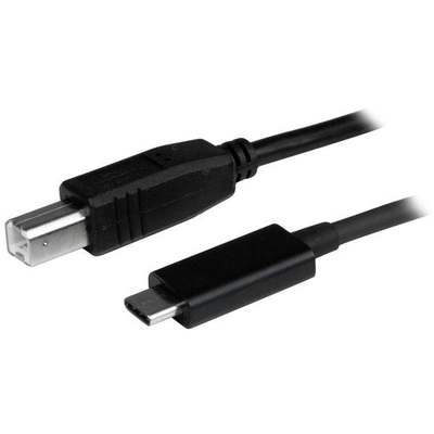 Kabllo printeri StarTech USB2CB1M, USB C me USB B, 1m, e zezë