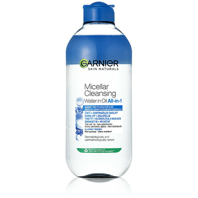 Garnier Skin Naturals 3-во-1 Двофазна Мицеларна Вода, 400 ml