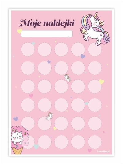 Karta motivuese LearnHow Unicorns, format A5, 5 copë, shumëngjyrëshe