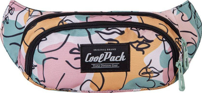 Çantë beli Coolpack Albany Art Deco, 23 x 14 x 7 cm, shumëngjyrëshe