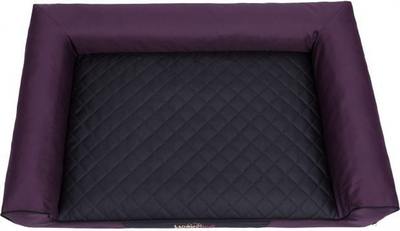 Shtrat për qen Hobbydog Victoria XXL, materiale cordura, dyshek shkumë, burgundy me të zezë