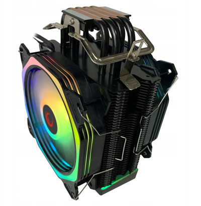 Ftohës CPU Rampage Octagon C60, 2x 120mm, TDP 180W, i zi