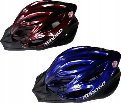 Helmetë biçiklete Aerogo S/M, 51–54 cm, blu ose e kuqe
